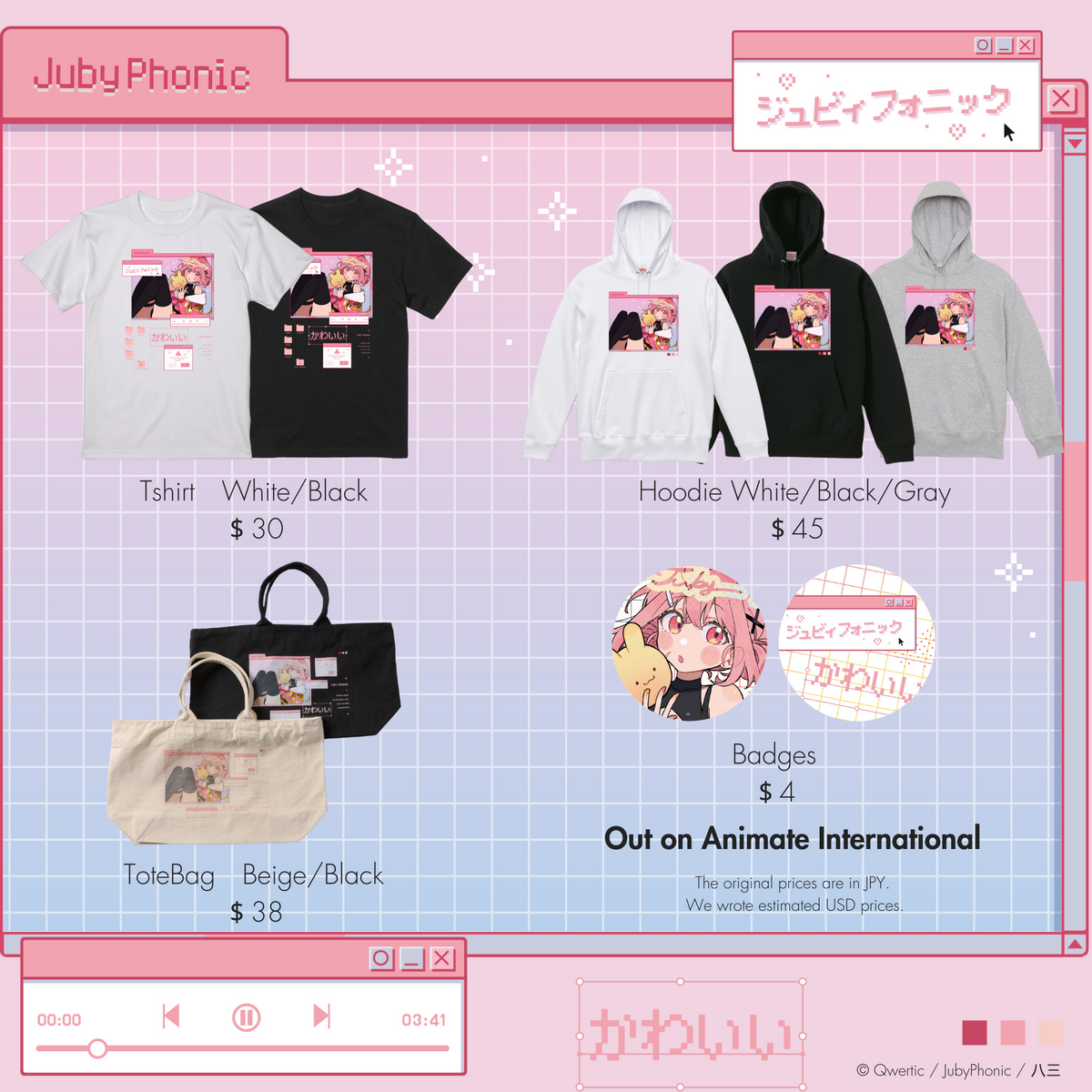 JubyPhonic Badges Art by Hassan