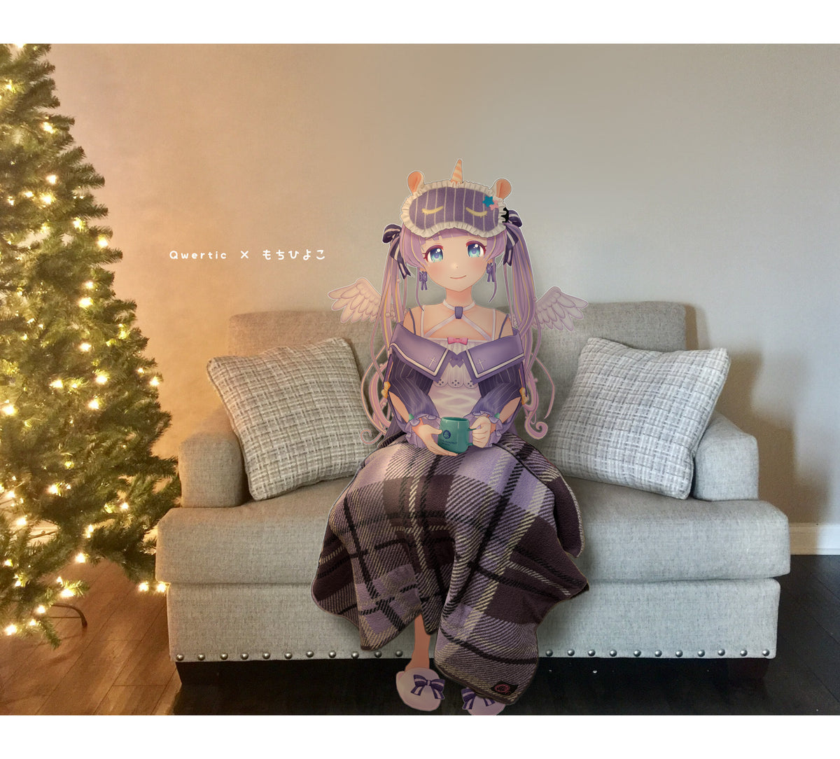 Mochi Hiyoko Unicorn Eye Mask