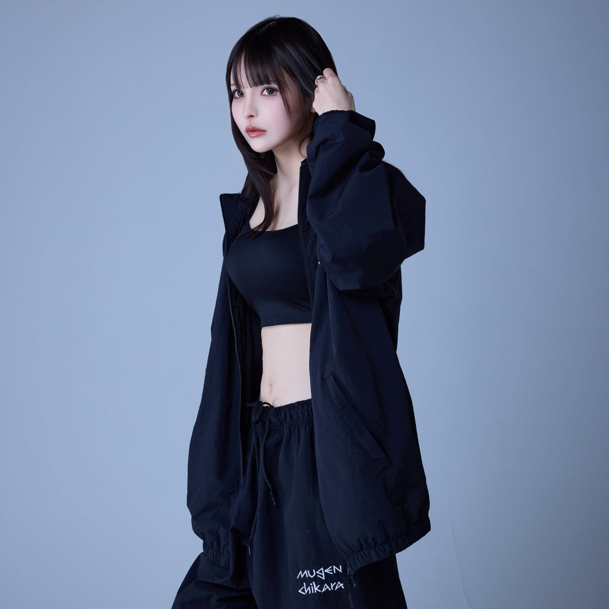 [Backorder] mugen chikara fluorescent Logo Nylon Jacket