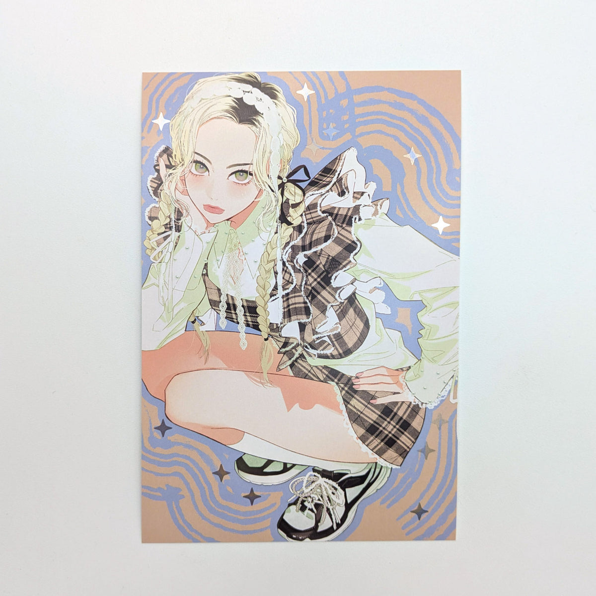 Ryo Fujiwara x Qwertic: 10 Postcard Set (Partially Varnished / Foil Stamped)