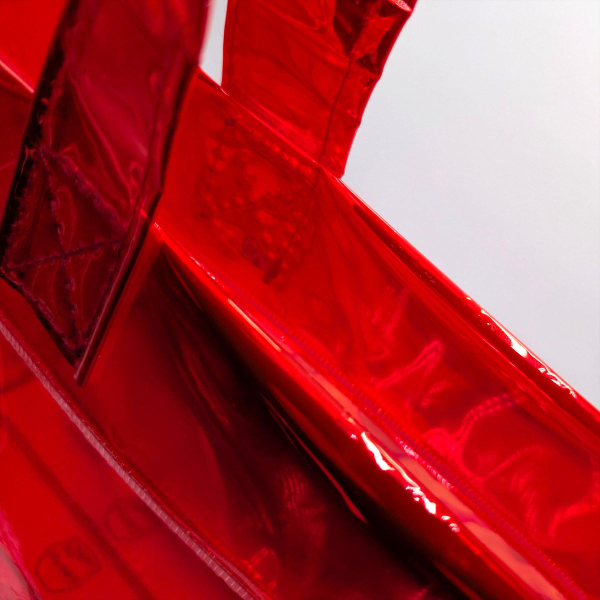 Qwertic Red Holographic Bag