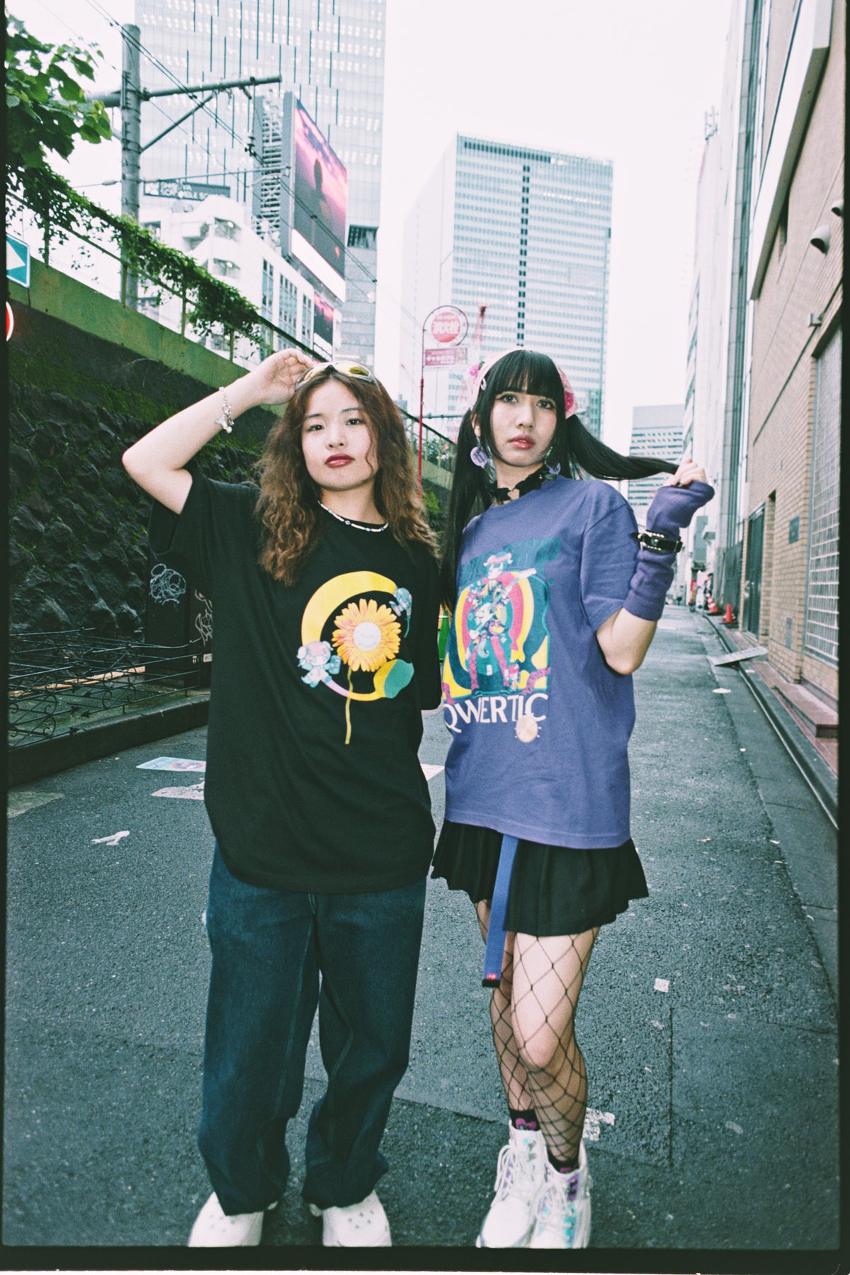 Qwertic Chan T-Shirt: Ancoro mochico sensei Purple